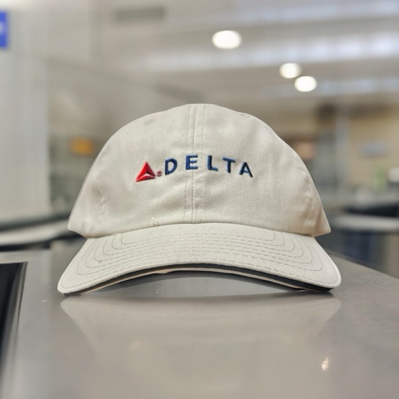 Delta Air Lines Adjustable Baseball Hat One Size Fits Most Collectible New - Picture 11 of 16
